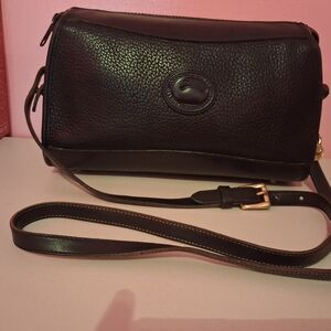 Dooney & Bourke Pebble Leather Crossbody Bag in Black